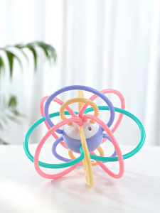 🔆ยางกัดเด็ก ยางกัดเขย่ามีเสียง ลดอาการคันเหงือก กระตุ้นกล้ามเนื้อ ต้มได้