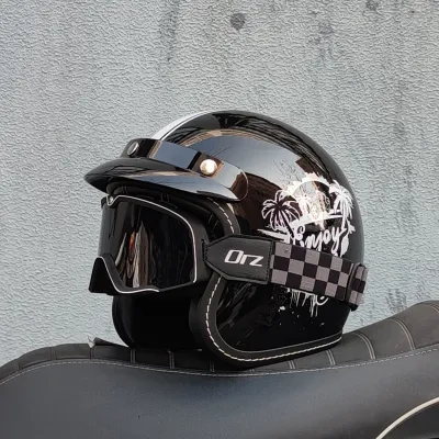 ORZ | Retro Unisex Half Helmet 3/4