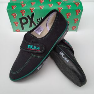 Sepatu kanvas wanita PX Style 027 hitam