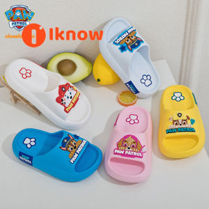 I know Paw patrol Childrens slippers new summer style non-slip beach shoes for bathing at home