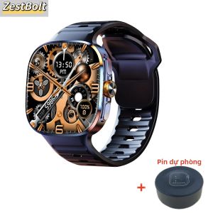 Đồng Hồ Thông Minh M99 5G LTE Android Có Khe Cắm SIM Bộ Nhớ 256GB Màn Hình AMOLED 2.4 Inch Camera Xoay GPS WiFi La Bàn Thiết Bị Theo Dõi Thể Dục