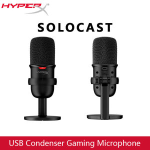 HyperX | HyperX SoloCast Gaming Microphone Pro Electronic Sports Tap-to-Mute Sensor USB Condenser Gamer Mic for Computer/PC/PS