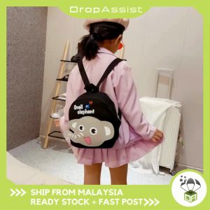 DROPASSIST 1208 Childrens bags 1-3-5 years old canvas cartoon cute girl backpack baby kindergarten school bag Beg Kecil
