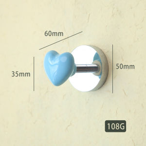 Accessible Luxury Cute Dopamine Creative Hook Clothes Hook Coat and Cap Free Punch and Nail Hook Hook Magnetic Hook