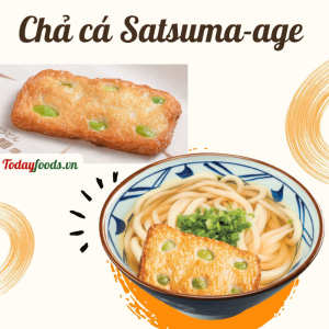 Chả Cá SATSUMA-AGE (5 miếng) 200G  Ăn kèm mì Udon thả lẩu Oden (Chả Cá Nhật)