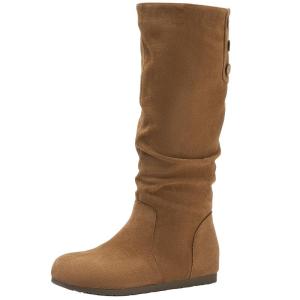 Josiny | Elevating Two Ways Tall Boots Brown