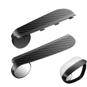 Side Mirror Visor Rain Guards 2Pcs Waterproof 2 Piece Adjustable Wide Angle Mirror Rain Visor Eyebrow for Truck SUV Vehicles