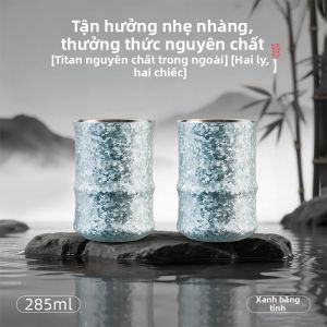 GIANXI | Ly Nước Cao Cấp Hai Lớp Titanium Sạch