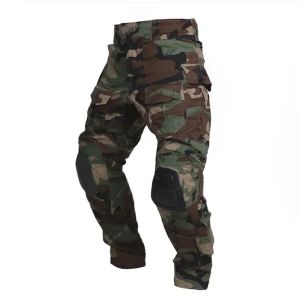 Outdoor Tactical Suits Men Clothing Wear-resistant Uniform Combat Shirt + Multi-pocket Cargo Pants +Pads Waterproof Sets