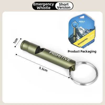 The Primitive | Metal High-volume Emergency Whistle