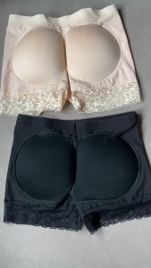 Women Padded Push Up Panty Fake Ass Butt Lifter Panties Seamless Buttock Pad Hip Enhancer Shaper Tummy Control Underwear Body Shaper Modeling Strap Fake Hip