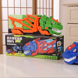 【SG Stock】Dinosaur Track Ejection Car Toy DIY Splicing Racing Track Gift Set