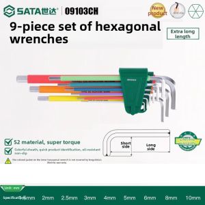 SATA |Magnetic Hex Key Set 9 Pieces
