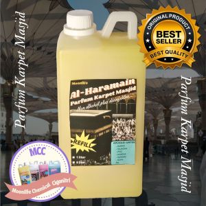 PARFUM KARPET MESJID AROMA AL-HARAMAIN MEKAH NON ALKOHOL PLUS DISINFEKTAN 1 liter