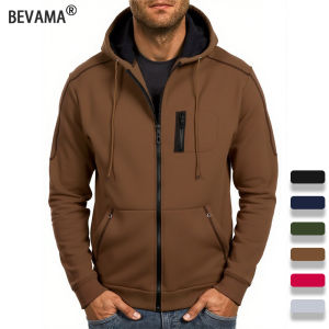 ฤดูใบไม้ร่วงผู้ชายHoodieเสื้อแขนยาวเสื้อลําลองซิปปิดHoodieเสื้อกันหนาวSlim Fit Streetwearกีฬาชายเสื้อผ้า