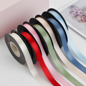 Zhuocai 1.6cm Double-Sided Polyester Belt Gift Box Bows Hair Accessories Ribbons Macaron Color Ribbon Bouquet Ribbon