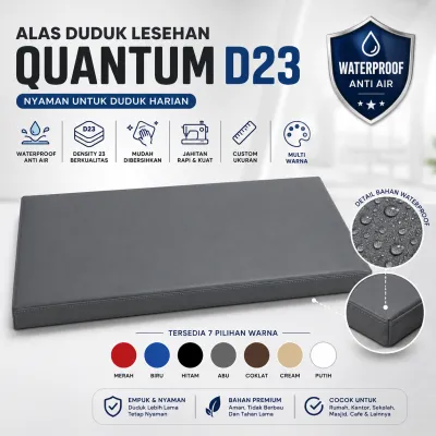 Alas Duduk Lesehan Busa Quantum Density 20 Bahan Oscar Waterproof Anti Air Alas Duduk Kursi Alas kursi Jati Alas Duduk Serbaguna