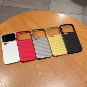 Ốp Điện Thoại Sơn Kim Loại Có Họa Tiết Sọc Sang Trọng Dành Cho Dòng Xiaomi Mi - Vỏ Cứng Mờ Siêu Chống Sốc Chống Trầy Xước Chống Trơn Trượt
