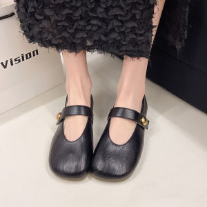 JIFANPAUL | Summer Mary Jane Soft Sole Comfortable New Style Skirt Match Flat Shoes