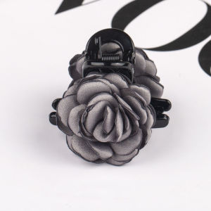 Elegant Double-Sided Rose Flower Hair Clip Womens Stylish Hair Accessories Fashionable Hair Grips High-End Feeling Hair Cards