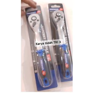 HL 1080 1/4" Ratchet Handle Gagang Karet Ratchet Handle HL Premier 1/4" tekiro