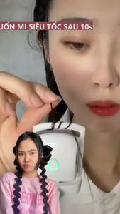 Máy uốn cong lông mi tự nhiên Kẹp bấm mi điện tạo và giữ nếp cong mi lâu hơn bằng 2 chế độ nhiệt.