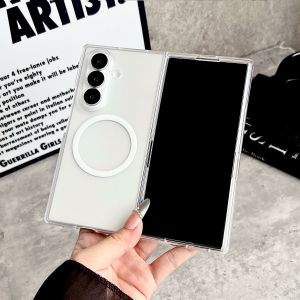 szhaiyu | Magnetic Frosted Hard Phone Case for Samsung Galaxy Z Fold 8 Ultra 7 6 5 4 3 for MagSafe Wireless Charging Protective Back Cover