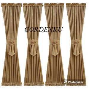 gorden ikat pita tengah gorden kupu kupu minimalis nuvo embos polos gorden buat jendela