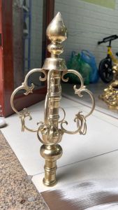 Đầu Gậy Tích Trượng Bằng Đồng Cao 40cm