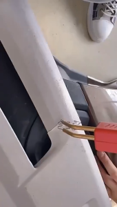 220V Handheld Car Bumper Crack Repair Welding Machine Handy Plastics Welders PVC Repairing Machine Welding Equipment Car Bumper Repair Hot Staplers Machine Plastic Repair Welding Gun Car Bumper  Repairing Welding Tool