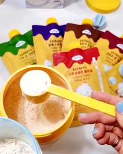 ( เปลี่ยนแพ็กเกจใหม่ ลดล้างสต็อก!!)  ✅Set 3 กระปุก eatnayo ไดเอทโปรตีนเชค อีทนาโย คละรสชาติ  รสข้าวโพดหวาน+กราโนล่า(ธัณญพืช) x 2