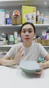 Khay ăn dặm silicon cao cấp có đế hít chống trượt