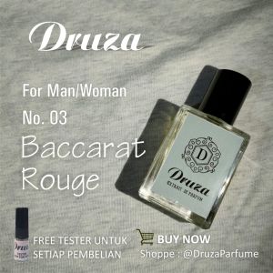 Druza Parfum For Man And Women no.03 Baccarat Rouge