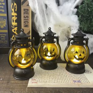 Halloween gift small oil lamp Halloween jack-o -lantern atmosphere light decoration small night light birthday gift small horse light
