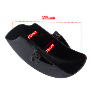 Xe Tay Ga Điện 8 Inch Bánh Trước Bằng Nhựa Chắn Bùn Có Thể Thay Thế Được Tấm Chắn Đa Năng Chống Thấm Nước Cho Các Bộ Phận & Phụ Kiện Xe Tay Ga