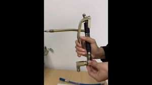 Pneumatic Grease Gun High Pressure Injector Hose Nozzle Air Manual Swivel Grease Pump Gun Automotive Heavy Duty Tools
