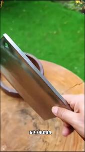 Heavy Duty 8MM Cleaver with Ultra Heavy Blade and Solid Wood Handle