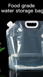 COD TaffSPORT Kantong Air Portable Water Bag 5L - ASD005 / Botol minum Lipat Hiking Driking Outdoor Frezing Portable / Tempat Minum Untuk Hiking Camping Lipat Mini
