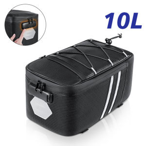 NEWBOLER | Túi Đựng Đồ Phía Sau Xe Đạp NEWBOLER 10L Có Khóa Kết Hợp - Túi Phía Sau Xe Đạp Chống Nước Phụ Kiện Đựng Đồ Xe Đạp Polyester Chống Mưa