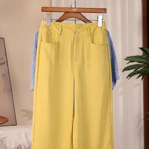 MEITESIJIAONU | Breezy Linen Straight Casual Trousers