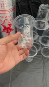 Gelas Kopi/Gelas Plastik Kecil/Gelas Kopi Plastik/Gelas Kopi Kecil Bening Bintang Laut 220Ml Gelas Kopi Susu Teh Sisri Isi 50 Pcs