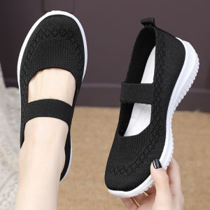 JIFANPAUL | Giày Đi Bộ Thoáng Khí Chống Trượt Cho Người Cao Tuổi Nữ Mùa Xuân/Hè