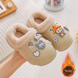 JIFANPAUL | Winter Waterproof Anti-Slip Warm Indoor Cotton Slippers for Children