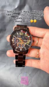 Jam Tangan Pria Impor Asli Waterproof Premium Original Deyros Tahan Air New Model Formal Bisnis Gaya Kasual Terbaru Stainless Steel Titanium Anti Karat Kaca Tebal Tahan Gores Quartz Analog Kalender Date Berfungsi Luminious Bercahaya Men Watches - JPD-01