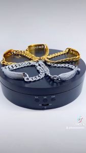 Gelang Rantai Nama Custom lapis Emas