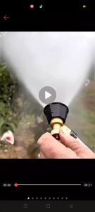 Nozel Sprayer Adjustable Kuningan+Aloy Noozle Spruyer Super Kabut Penyiram Tanaman Serba Guna - SenseAcc