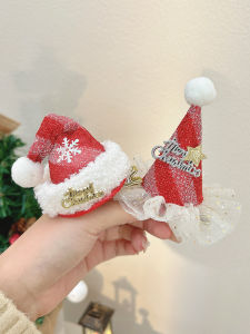 กิ๊บติดผมรูปคริสต์มาส 3 มิติ น่ารัก หลากหลาย ที่หนีบผม ที่หนีบปากเป็ด ที่หนีบผม ตกแต่งผม ของตกแต่งผม ของตกแต่งผม