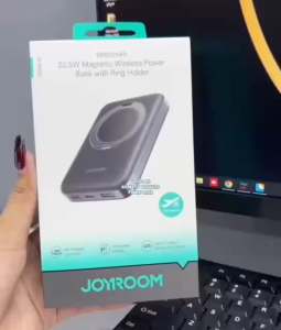 JOYROOM JR-PBM12 Power Bank Magnetik Wireless 10000mAh | 22.5W Fast Charge + 3C Safety Certified | iP Samsung Huawei