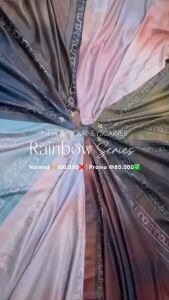 JILBAB JOURNEY RAINBOW MILLA SERIES bahan voal ( free paper bag )