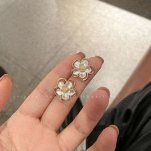 Elegant Butterfly Flower Stud Earrings for Women Stylish Unique Beautiful Fashion Jewelry Ear Decor Perfect for Summer